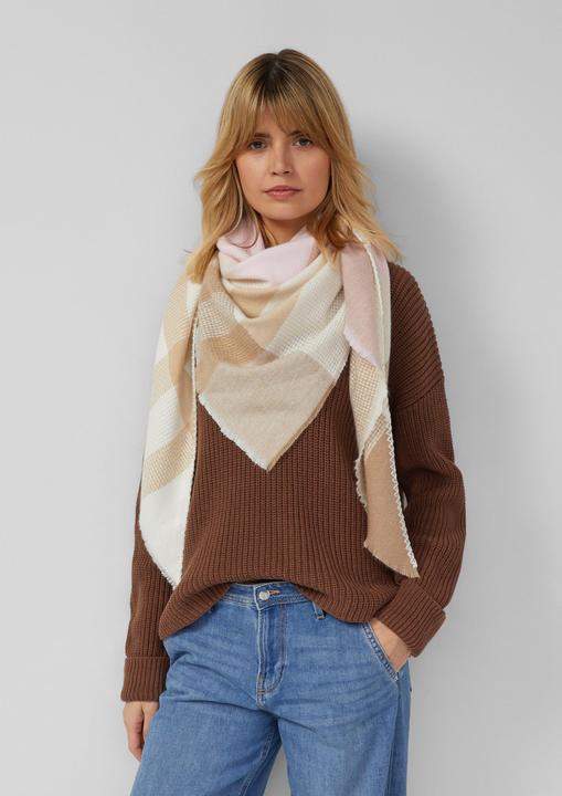 Immagine prodotto s.Oliver Schal Dreieckstuch mit Schachbrett-Muster