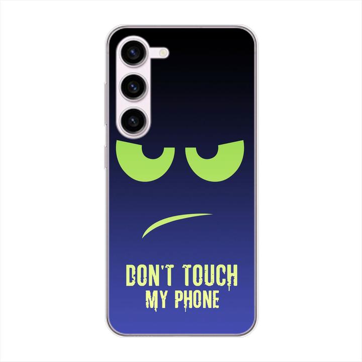 Dont Touch My Phone Grün Blau