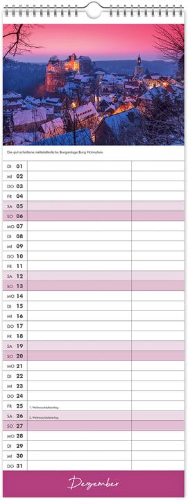 Actual product image Kchenkalender Schsische Schweiz 2026 (15 x 40 cm)