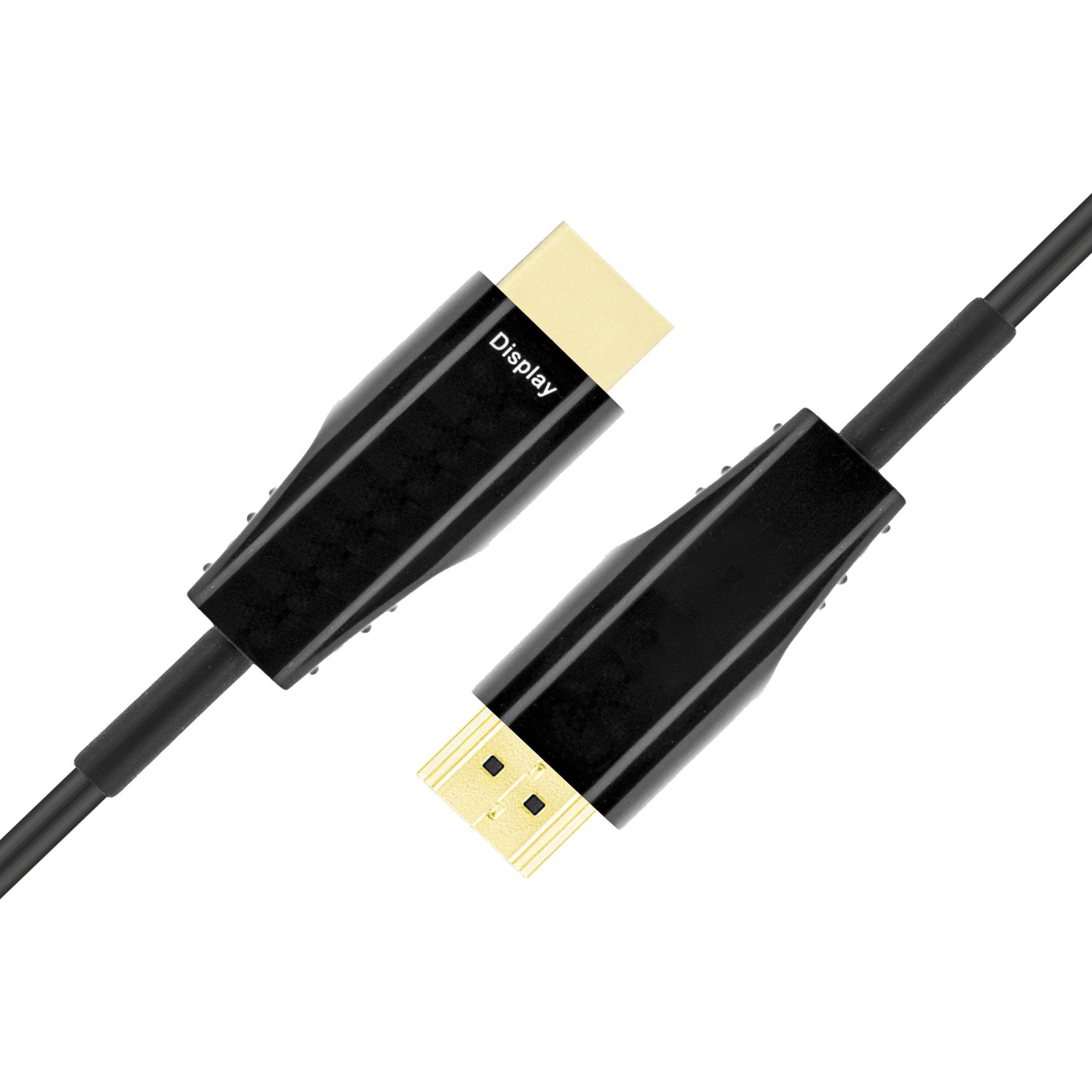 Thumbnail - Deltaco - AOC HDMI Kabel - Ultra High Speed Gecertificeerd - 20 Meter - Zwart (20 m, HDMI), Video Kabel