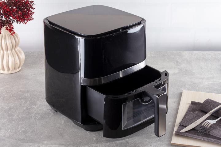 Produktbild BerlingerHaus BH9342 Air fryer, 5L, visible window Black Silver CollectionEter