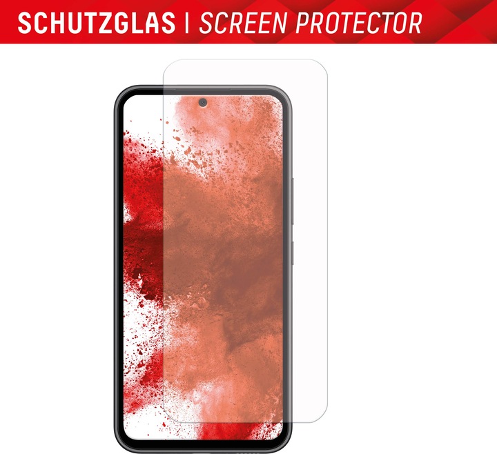 Image du produit Displex Real Glass, 2D Panzerglas + Handyhülle (1 pièce(s), Samsung Galaxy F54)