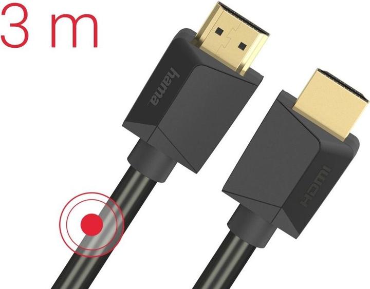 Actual product image Hama HDMI Typ A — HDMI Typ A (3 m, HDMI, 2.1)