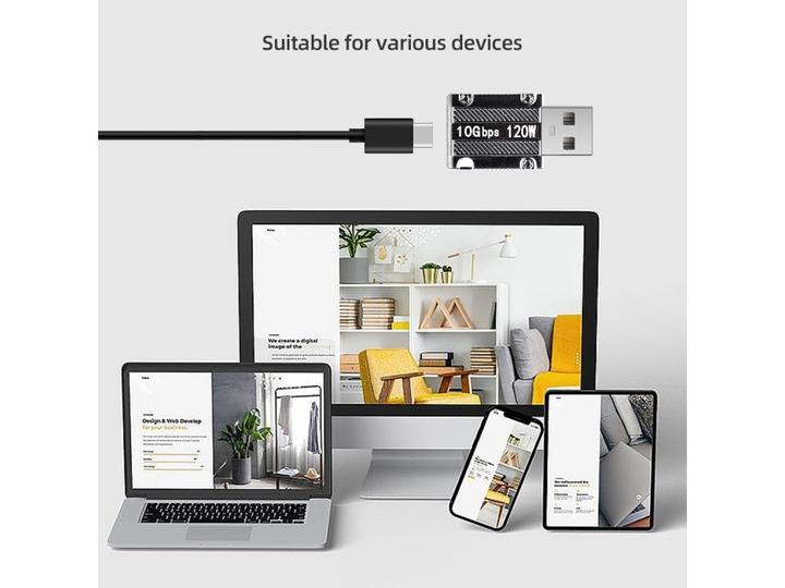 Immagine prodotto PowerGuard Adattatore da USB 3.0 a USB-C 10 Gbit/s 120W (USB 3.1)