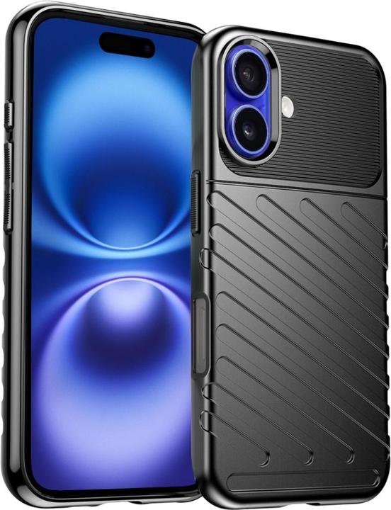 Productafbeelding Screenguard Apple iPhone 16 Plus SpaceCase stootvast hoesje (Apple iPhone 16 Plus)