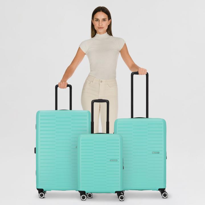 Actual product image American Tourister Sunset Hills 4 Rollen Kofferset 3-teilig (203 l, XL (from 140l))
