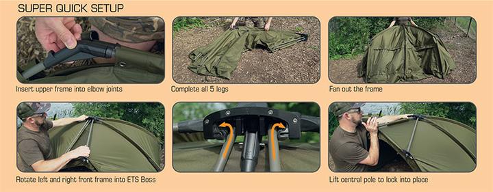 Produktbild Fox Ven-Tec Frontier XD + Inner Dome - Tent - Khaki - 270 x 210 x 165 / 260 x 198.5 x 140 - Khaki