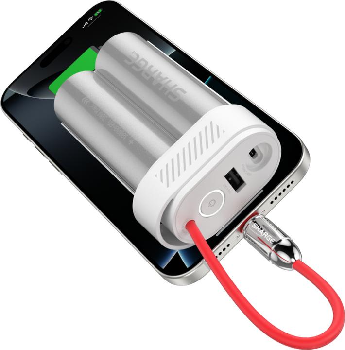 Actual product image Sharge Pouch Mini WHI (10000 mAh, 30 W, 35.57 Wh)