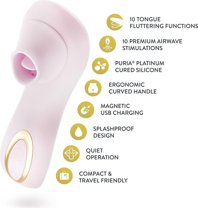 Produktbild Blush Delice Fleur LuftimpulsVibrator Barely Purple