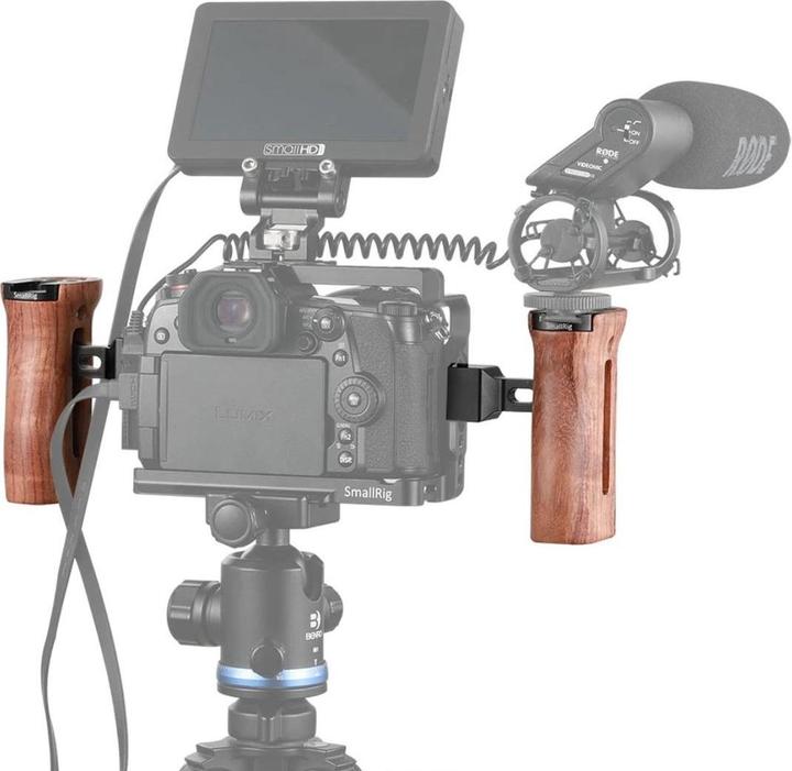 Immagine prodotto SmallRig Maniglia laterale in legno Univ (Impugnatura)