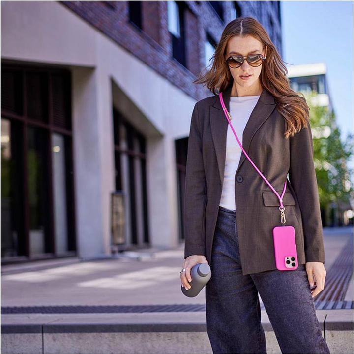 Produktbild Intenso Handykette als Lade- + Datenkabel USB-C bis 1,65m neon pink (1.65 m, USB 2.0, 60 W)