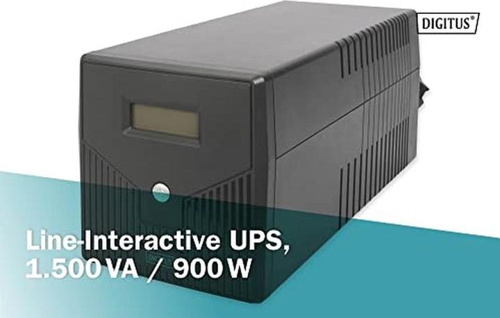 Actual product image Digitus Line-Interact.UPS,1500 VA/900W (1500 VA, 900 W, Line-interactive UPS)
