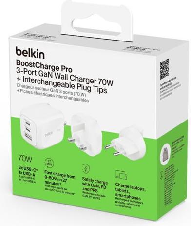 Immagine prodotto Belkin Boostcharge 70 W USB-C Ladegert (70 W)