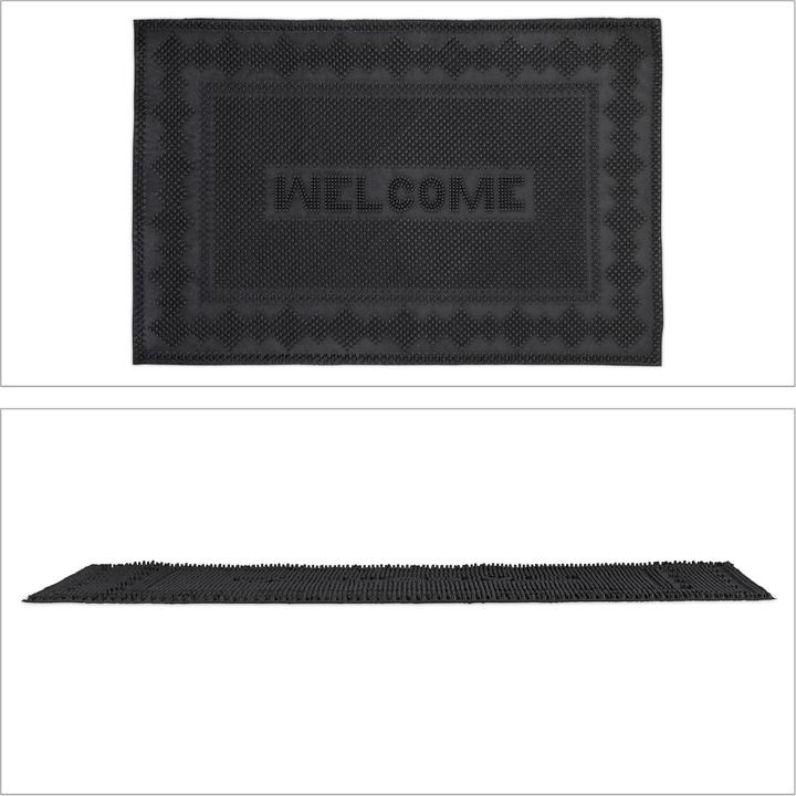 Immagine prodotto Relaxdays Zerbino-gomma esterno (60 x 40 x 0,5 cm)