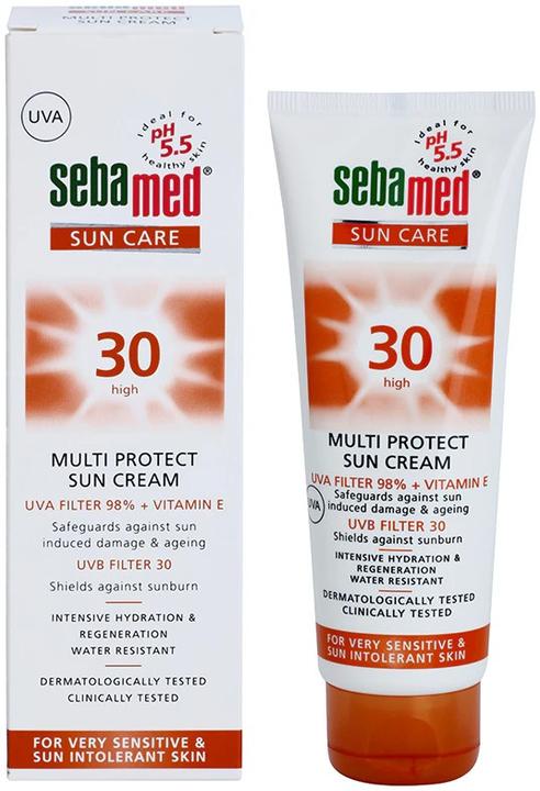 Actual product image Sebamed Multi Protect Sun SPF 30 Cream (SPF 30, 75 ml)