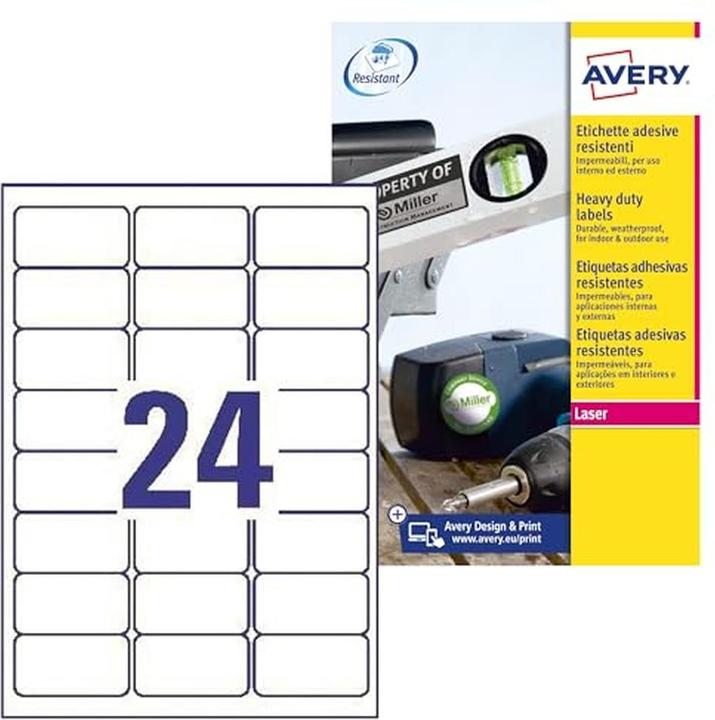 Produktbild Avery Wetterfeste Folien-Etiketten