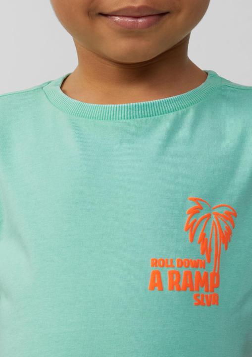 Produktbild S.Oliver T-Shirt T-Shirt mit Print und Wascheffekt (104, 110)