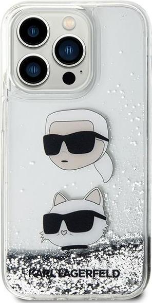 Produktbild Karl Lagerfeld KLHCN61LDHKCNS iPhone 11 / Xr 6.1" srebrny/silver hardcase Liquid Glitter Karl & Chou (Apple iPhone 11)