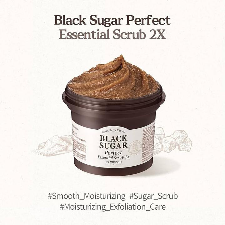 Actual product image Skinfood Black Sugar Perfect Essential Scrub 2X 20g