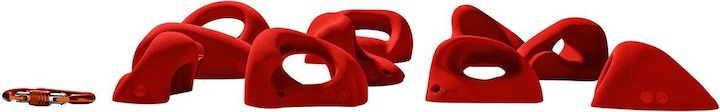 Produktbild Entre Prises Klettergriffe Essential Jugs XL ehemals Grab It II (Rot)
