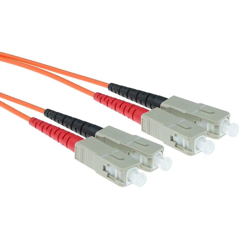 ACT SC-SC 50/125um OM2 Duplex 10m 10m SC SC Orange Glasfaserkabel (U/UTP, 10 m), Netzwerkkabel