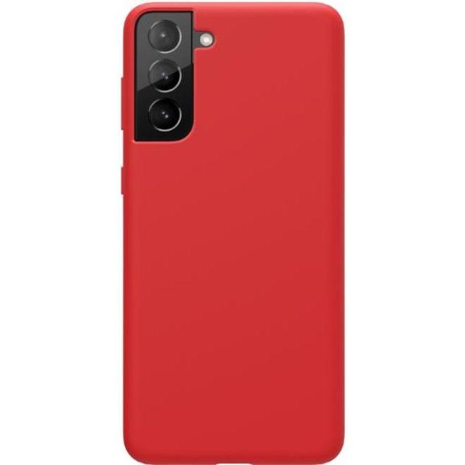 Nillkin Flex Pure Series Silikon Hülle (Samsung Galaxy S21+), Smartphone Hülle, Rot
