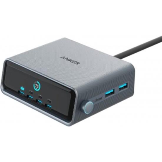 Thumbnail - Anker Prime GaN Desktop Charger (250 W), USB Ladegerät, Schwarz