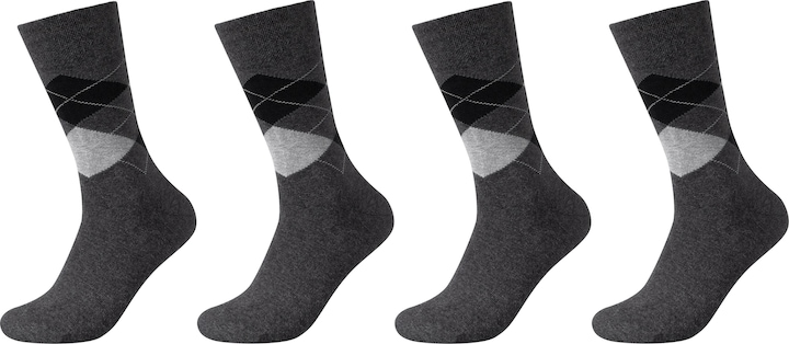 Produktbild Camano Men ca-soft classic argyle Socken 4p (4er Pack, 39, 42)