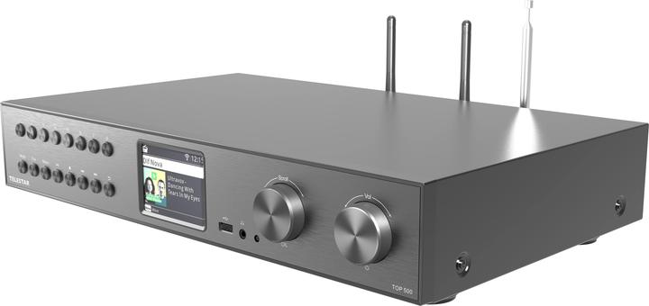Immagine prodotto Telestar TOP 500 sw HiFi-Tuner 43cm,Internet/DAB+/UKW,Streaming,BT,HM (Sintonizzatore radio)