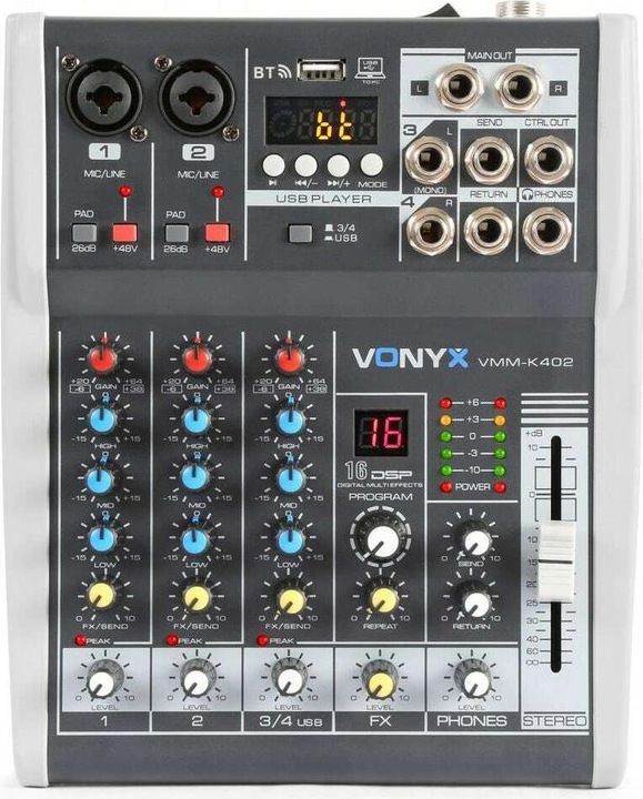 Image du produit Vonyx VMMM-K402 (Studio et mixeur live)