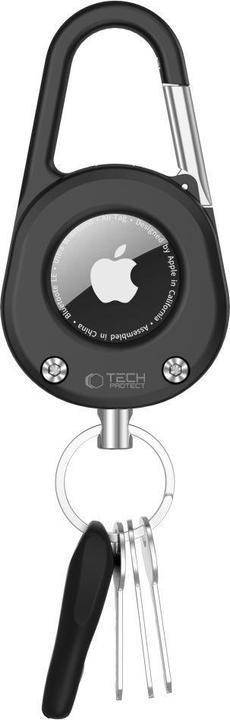 Produktbild Tech-Protect Slidelock Karabiner Schlüsselanhänger Apple Airtag 1 / 2 Schwarz