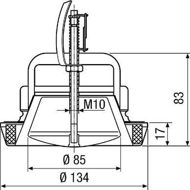 Image du produit Maico MAI TB10 Vanne coupe-feu à disque pour la ventilation blanc pur