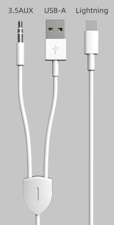 Produktbild PowerGuard AUX Adapter (USB-A, Lightning)