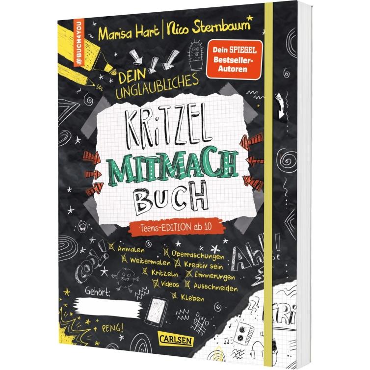 #buch4you: Dein unglaubliches Kritzel-Mitmach-Buch, Kinderbücher von Nico Sternbaum