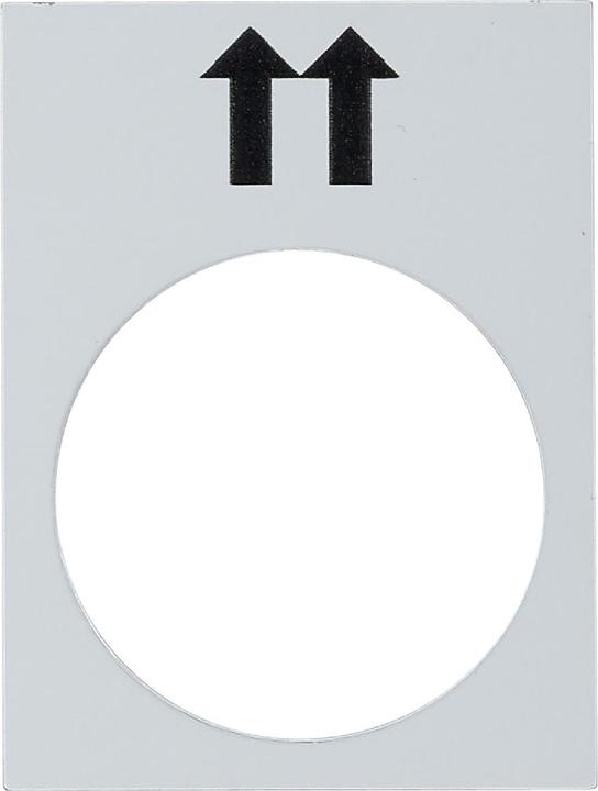 Actual product image Schneider Electric Labelling plate ws rectangular arrow ZB2BY4952