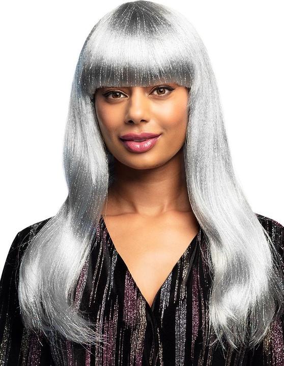 Produktbild Boland Perücke Grace glitter silber Lamé