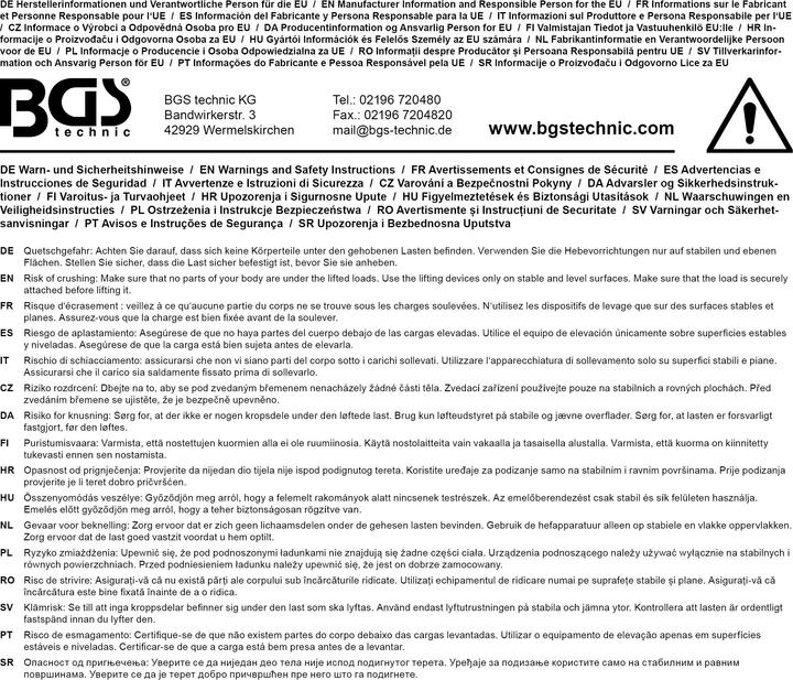 Produktbild BGS Hydraulikzylinder | für Motorkran Art. 11998
