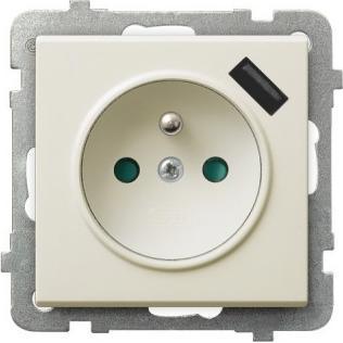 Ospel, Steckdose, GP-1RZPUSB/m/27