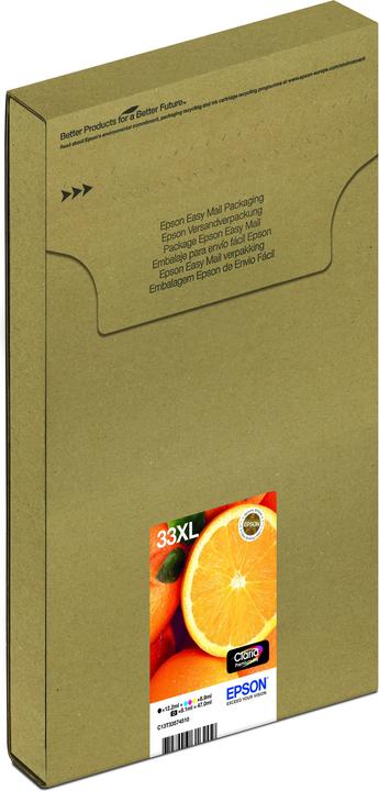Produktbild Epson Multipack 5-colours 33XL Claria Premium Ink EasyMail (BK, C, M, Y)