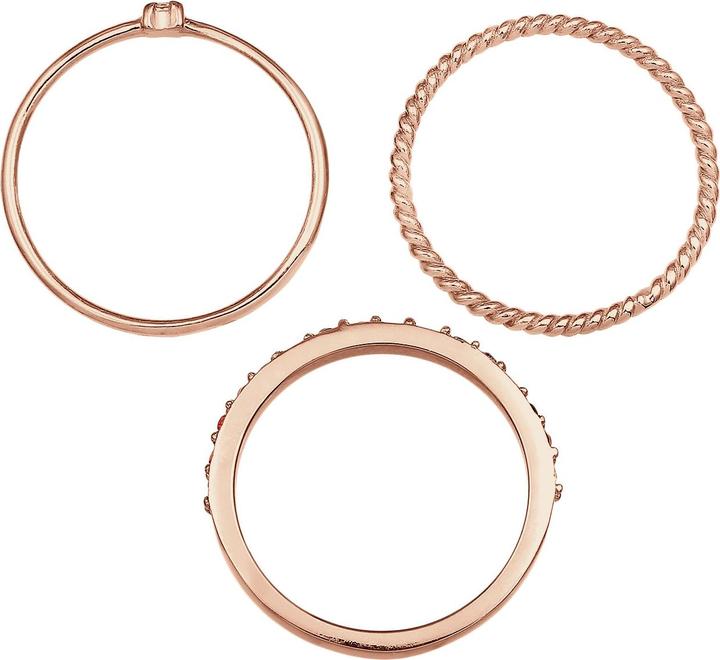 Immagine prodotto Elli Anello di cristallo, multicolore, set di anelli (62, 925 Argento)