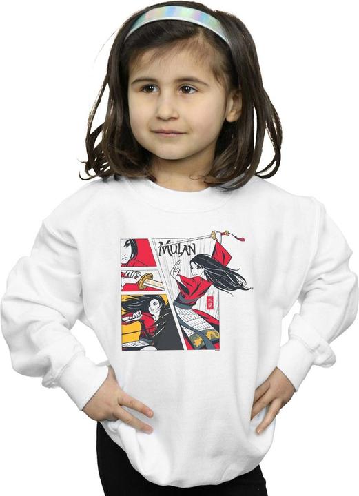 Produktbild Disney Mulan Movie Comic Style Sweatshirt Mädchen (140, 146)