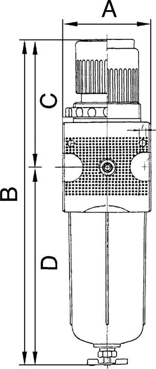 Immagine prodotto Riegler Filtro regolatore multifix PC contenitore BG 1 G 1/4 0,5-16 bar HA