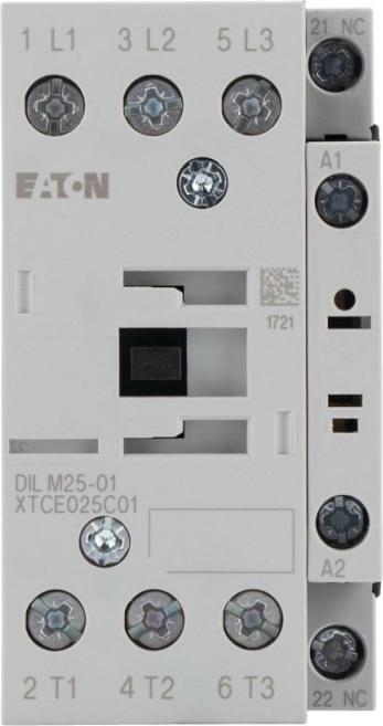 Produktbild Eaton Electric GmbH Leistungsschütz 230V50/60HZ DILM25-01#277172