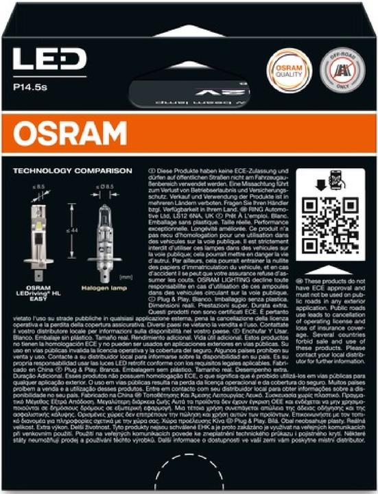 Image du produit Osram LEDriving HL Easy (H1)