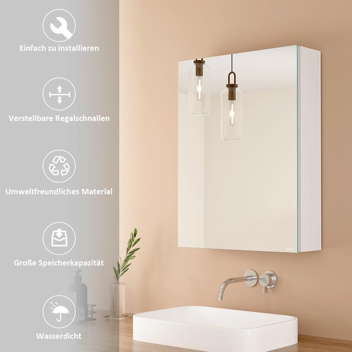 Actual product image Emke Mirror cabinets (50 x 14.50 x 65 cm)