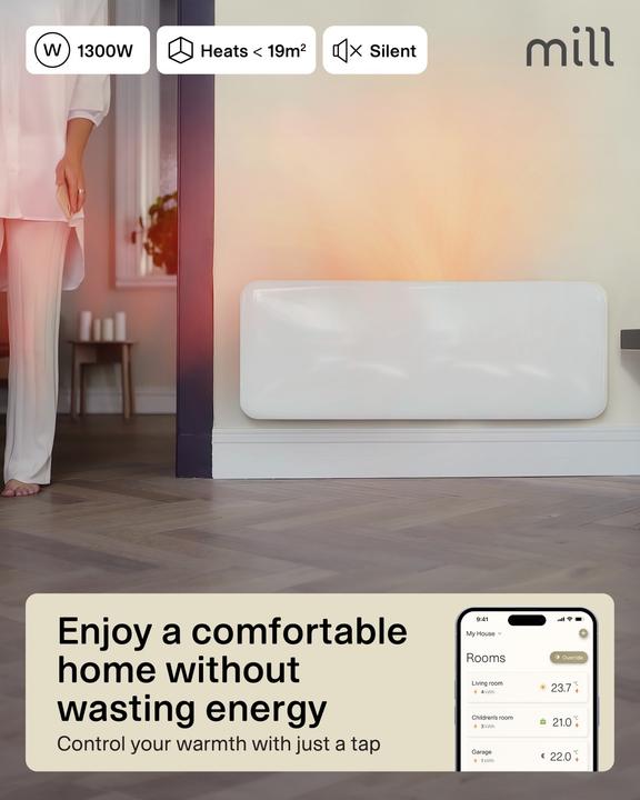 Immagine prodotto Mill Invisible Smart WiFi PanelHeater 1300W