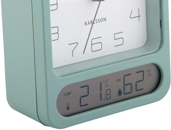 Actual product image Karlsson Digital alarm clock Duo Grayed jade