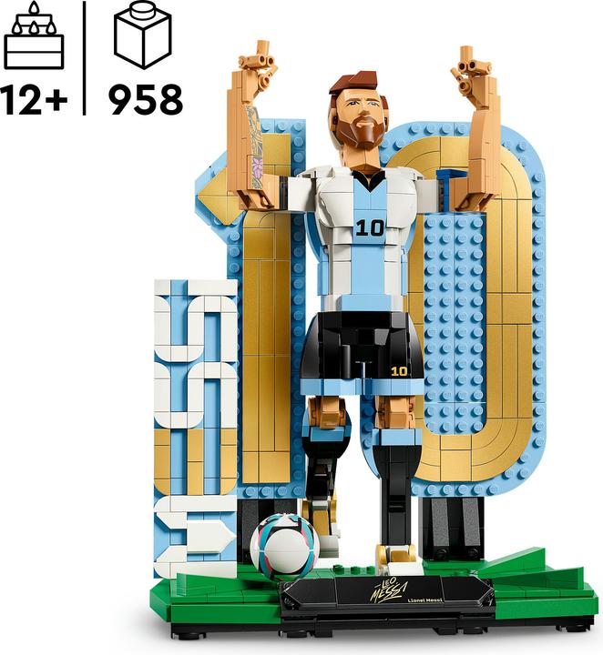 Image du produit LEGO Lionel Messi - Légende du football (43015, LEGO Editions)