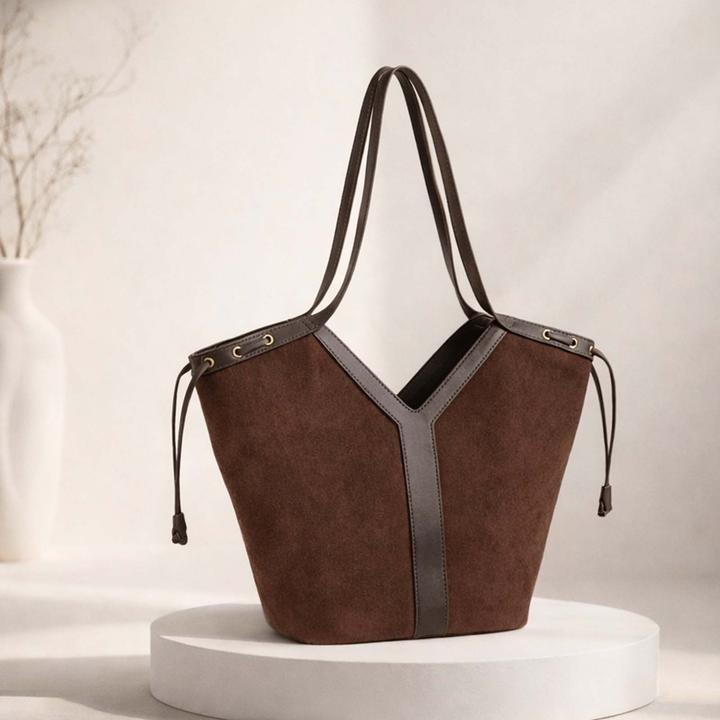 Actual product image Gallantry Moderne Damen Tote Bag Wildlederoptik
