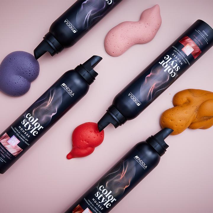 Image du produit Indola Mousse Color Style Rouge 200 ml (200 ml, Mousse coiffante)